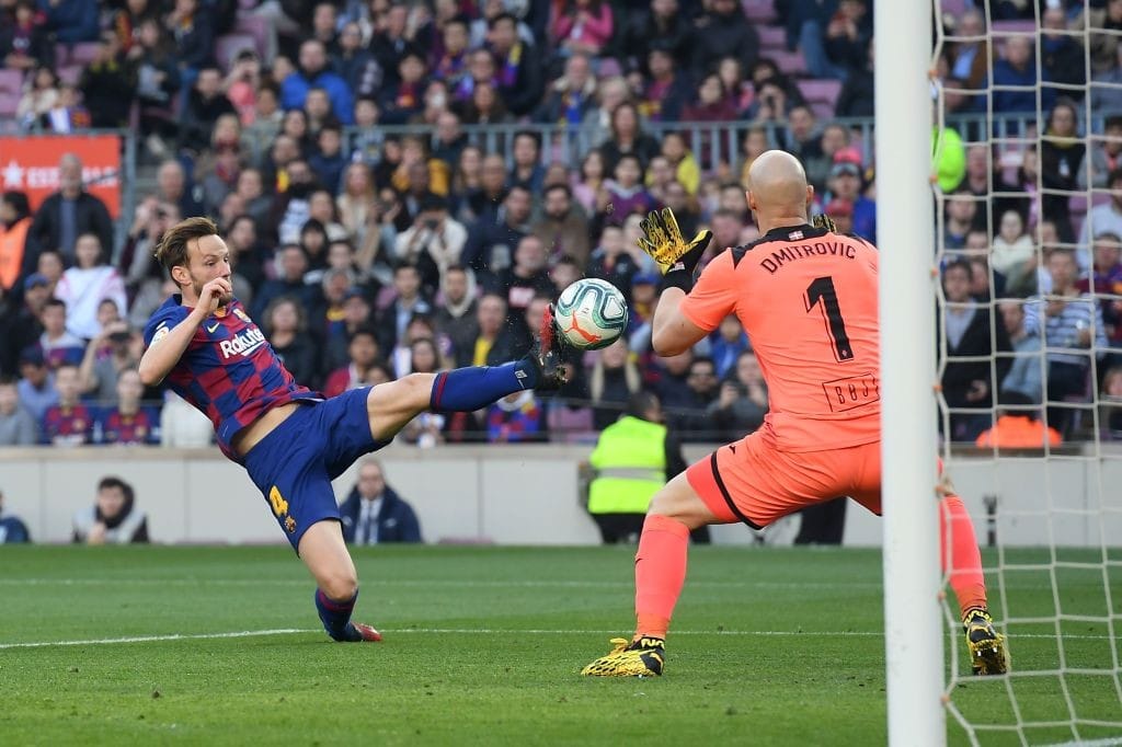 Rakitic got an assist on the day (Photo by JOSEP LAGO/AFP via Getty Images)