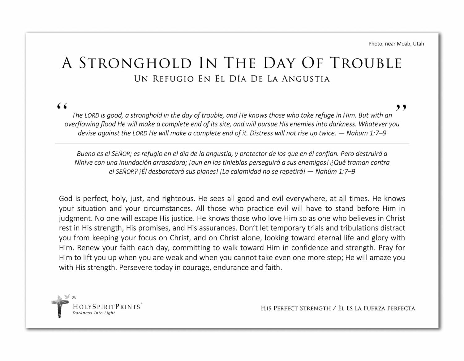 His Perfect Strength - Image 4